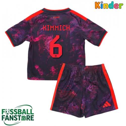 Bayern Munich Joshua Kimmich #6 Replik 3rd trikot Kinder 2026-27 Kurzarm (+ Kurze Hosen)